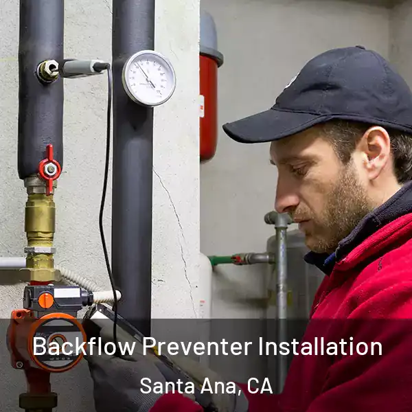  Backflow Preventer Installation Santa Ana, CA