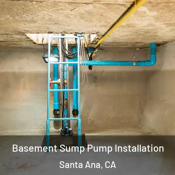  Basement Sump Pump Installation Santa Ana, CA