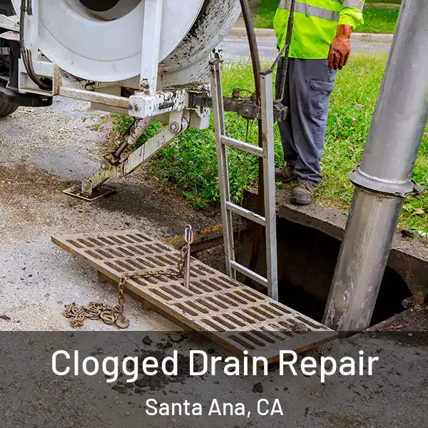  Clogged Drain Repair Santa Ana, CA