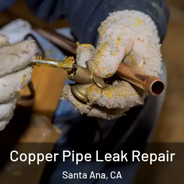  Copper Pipe Leak Repair Santa Ana, CA