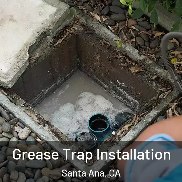  Grease Trap Installation Santa Ana, CA