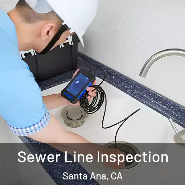  Sewer Line Inspection Santa Ana, CA