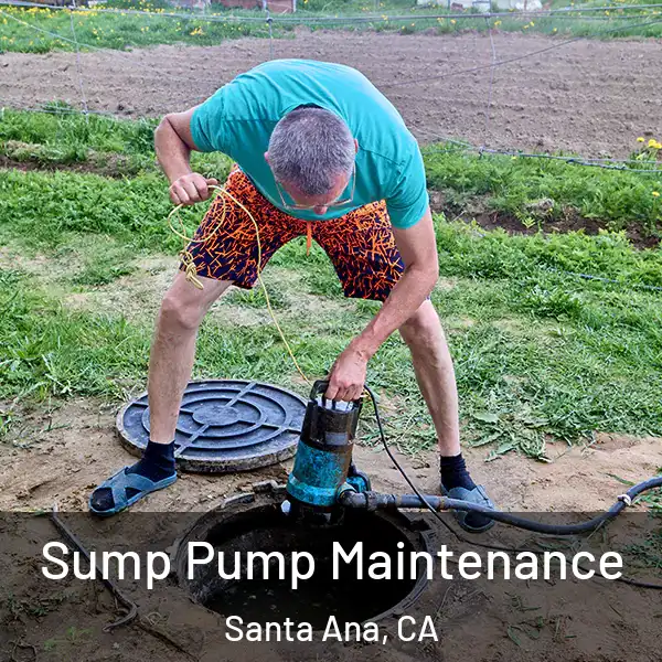 Sump Pump Maintenance Santa Ana, CA